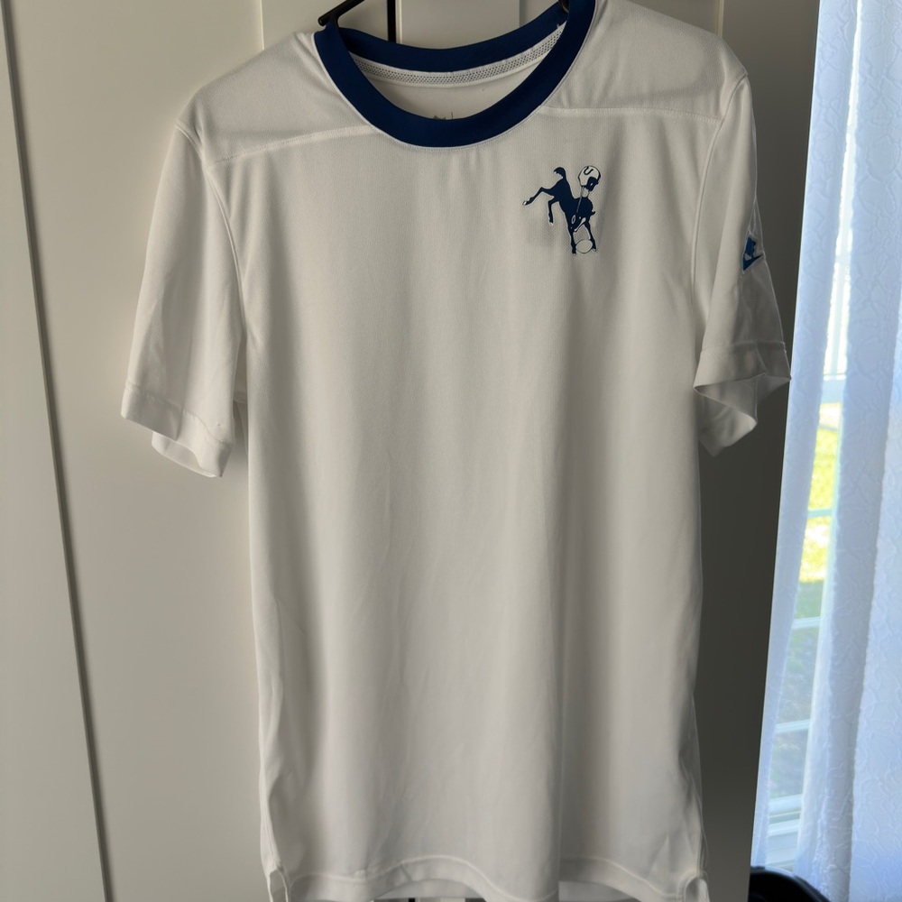 NWT Nike Indianapolis Colts White Sideline T-Shirt Men’s Small On Field Dri Fit